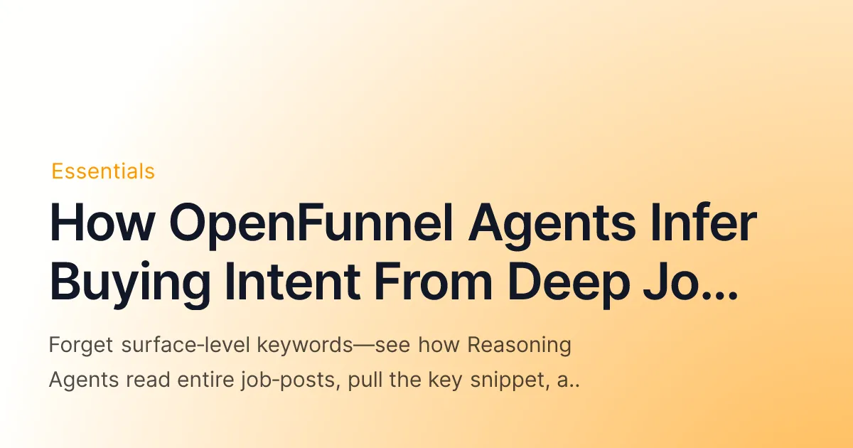 OpenFunnel brand asset featured on docs.openfunnel.dev