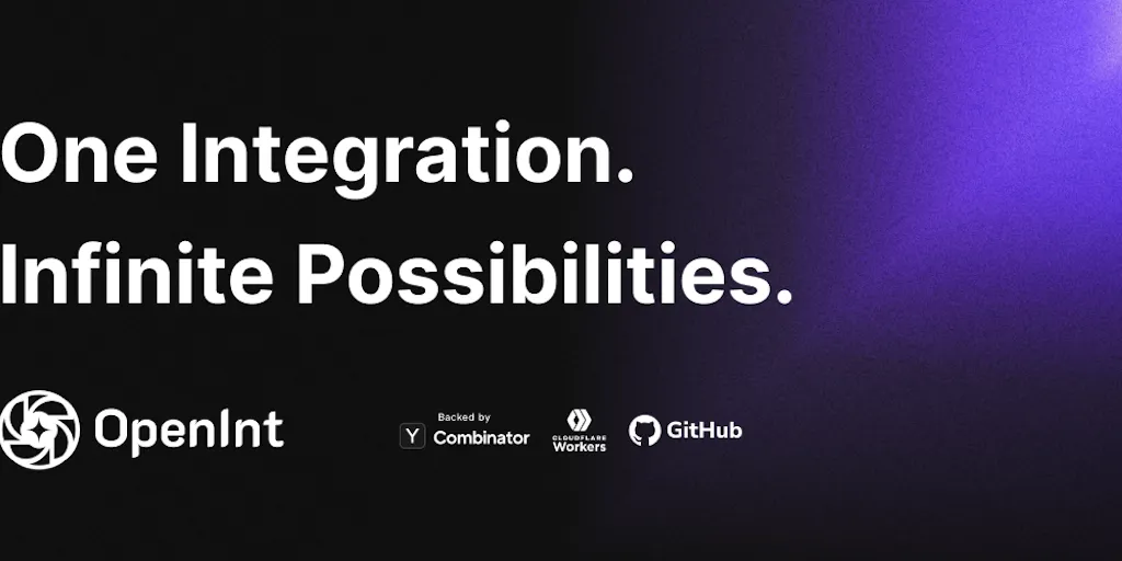 OpenInt brand asset featured on producthunt.com