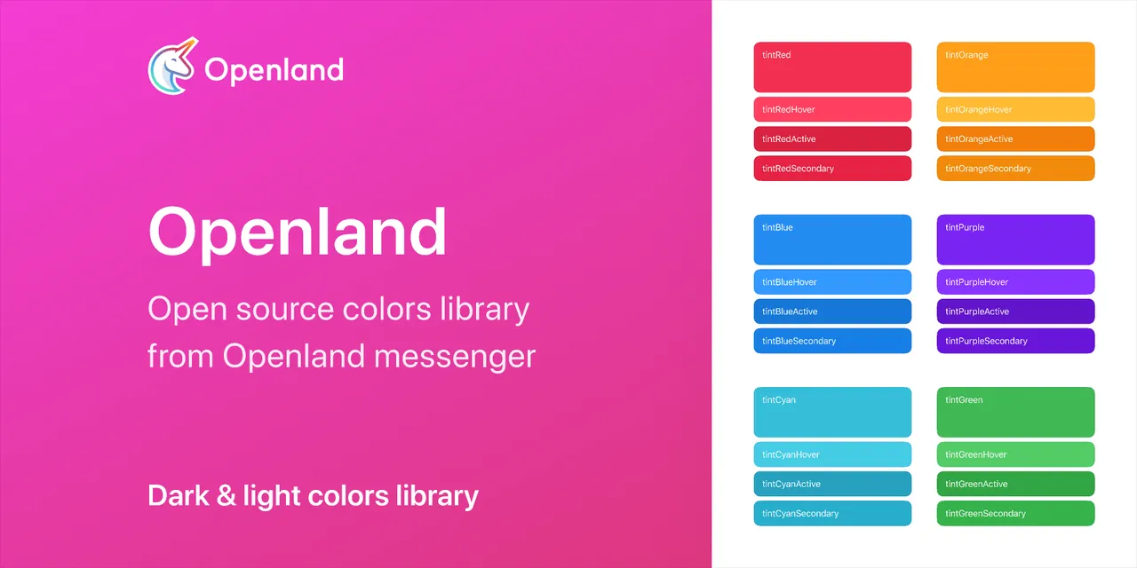 Openland brand asset featured on figma.com