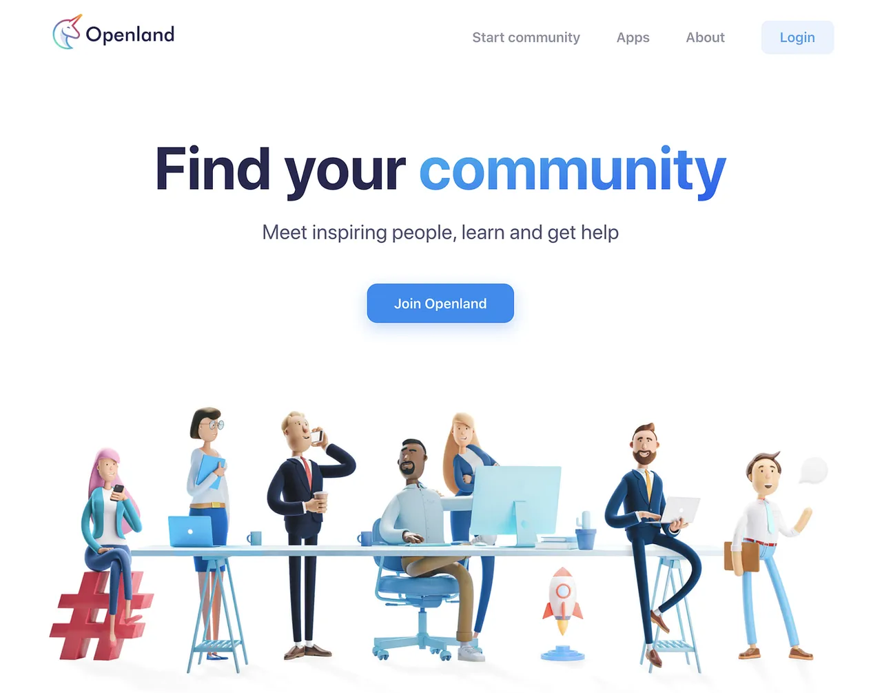 Openland brand asset featured on medium.com