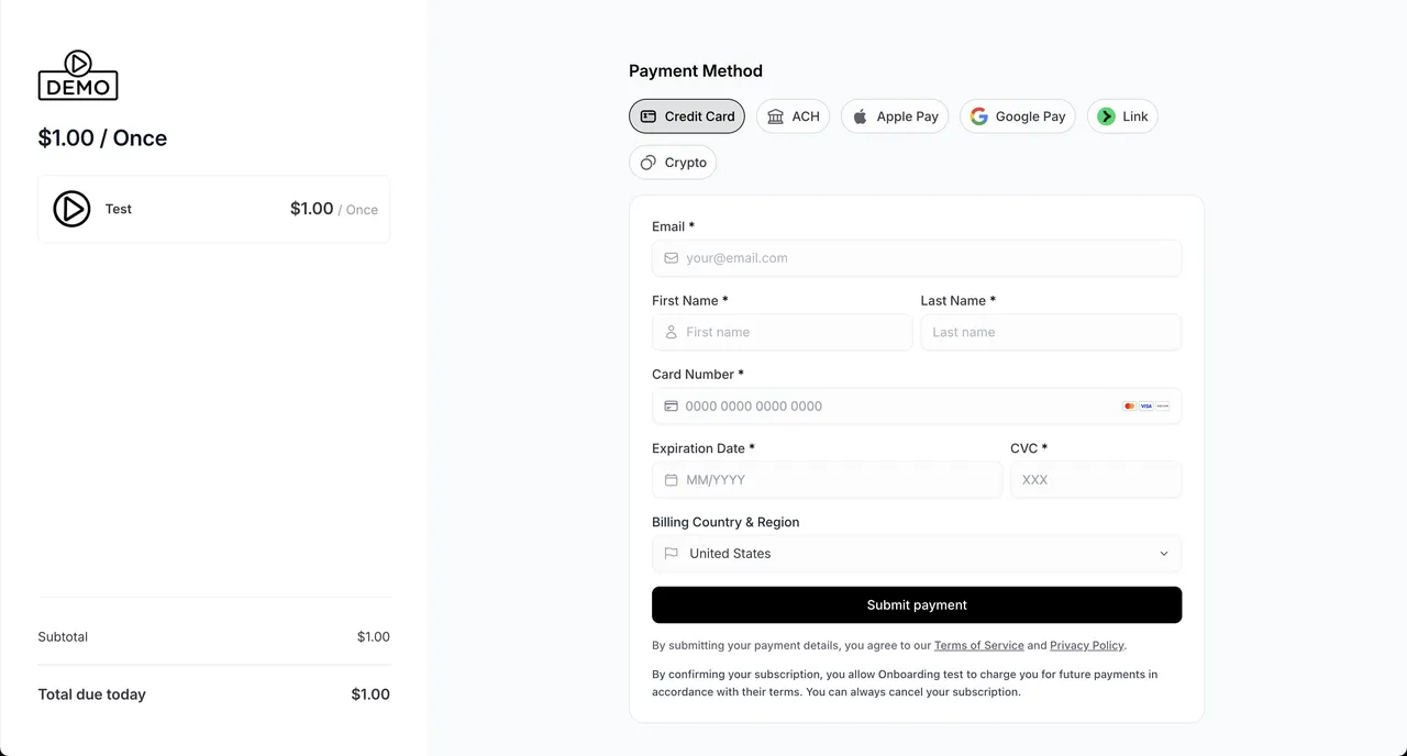 OpenPay brand asset featured on docs.getopenpay.com
