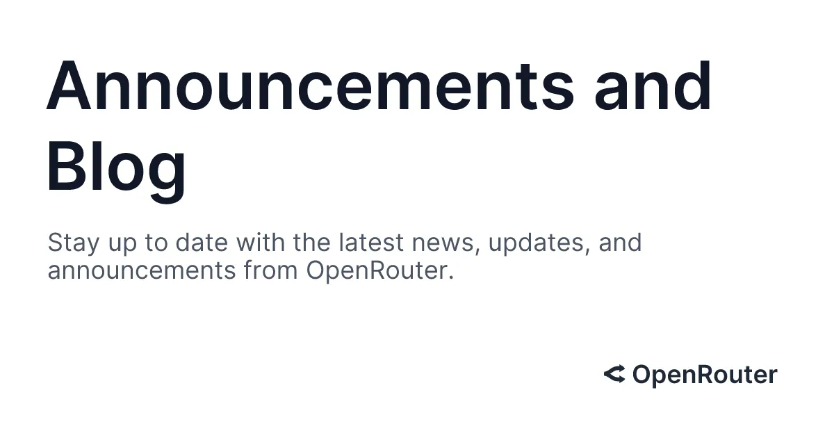 OpenRouter brand asset featured on openrouter.ai