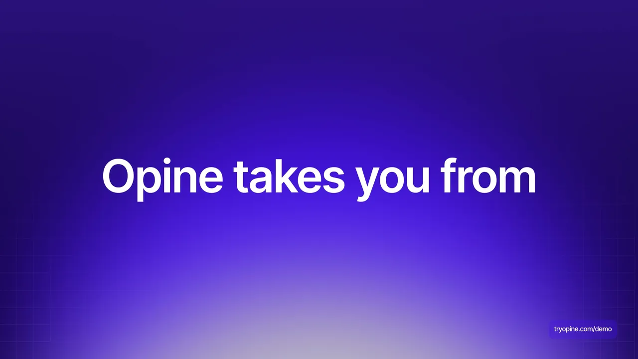 Opine brand asset featured on tryopine.com