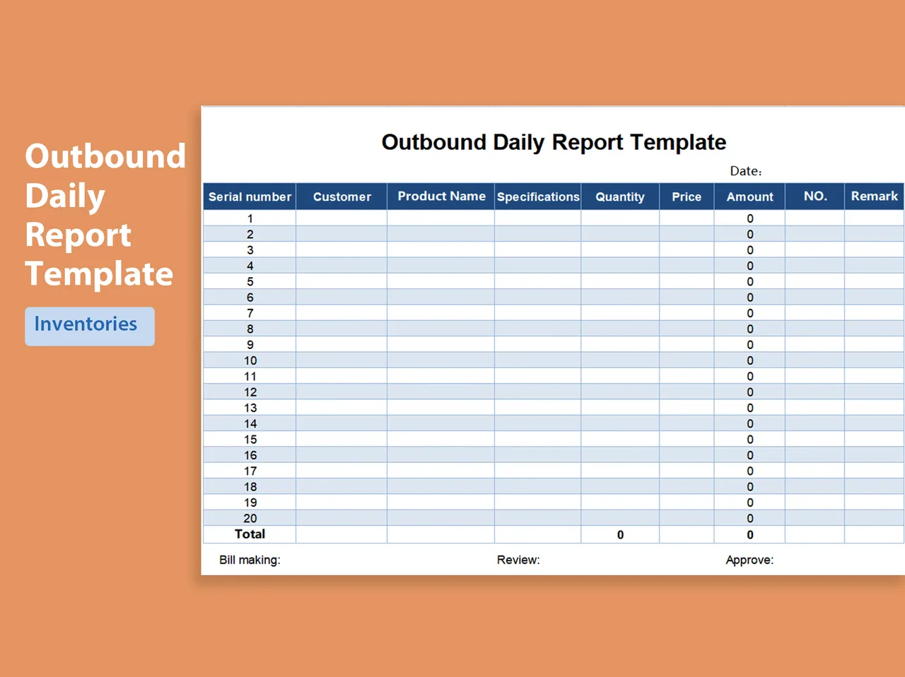 Outbound brand asset featured on template.wps.com