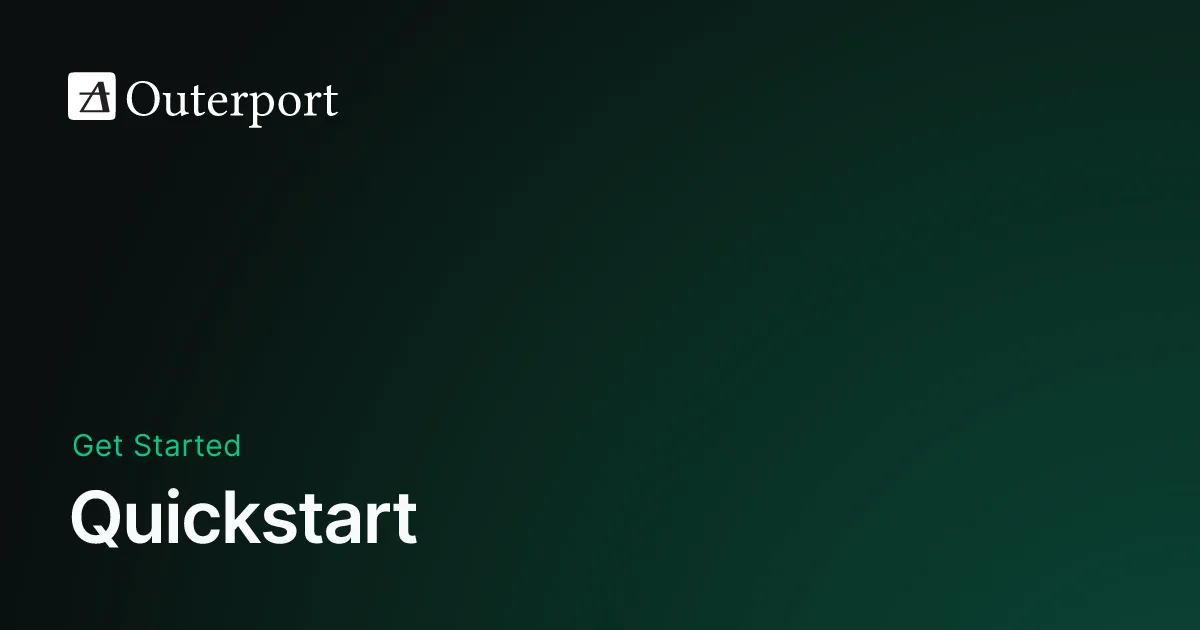 Outerport brand asset featured on docs.outerport.com