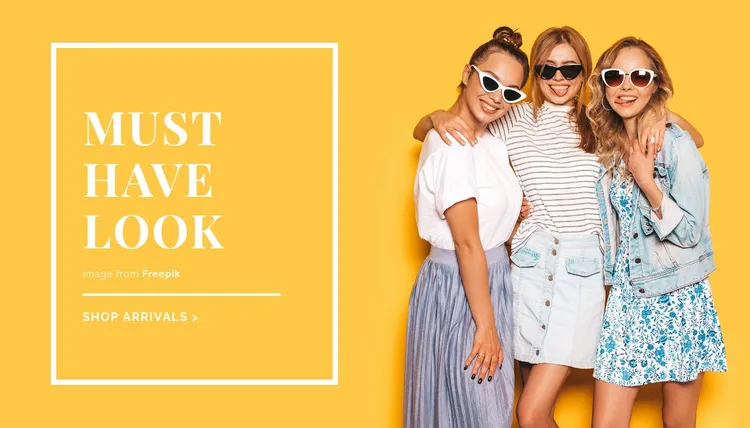 Outfit brand asset featured on nicepage.com