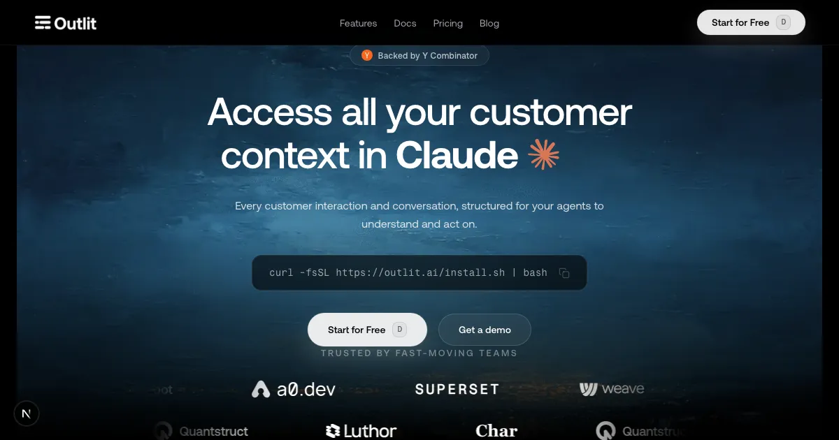 Outlit brand asset featured on outlit.ai