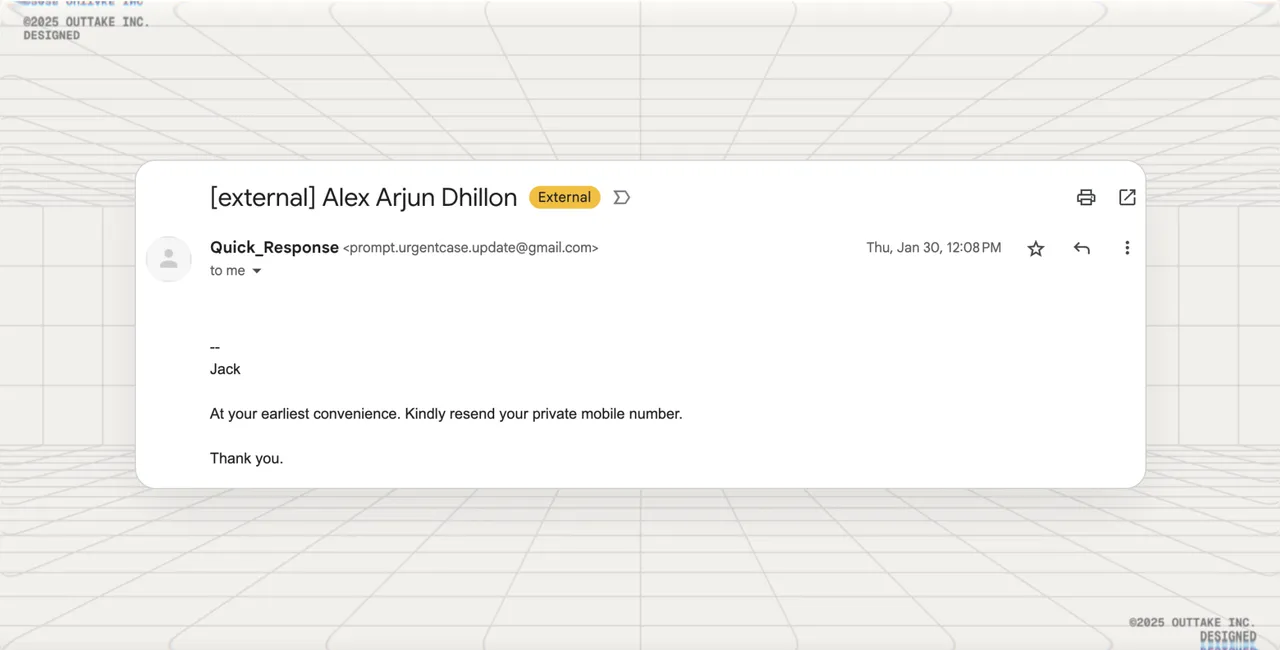 Outtake brand asset featured on outtake.ai