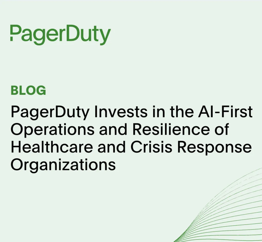 PagerDuty brand asset featured on pagerduty.com