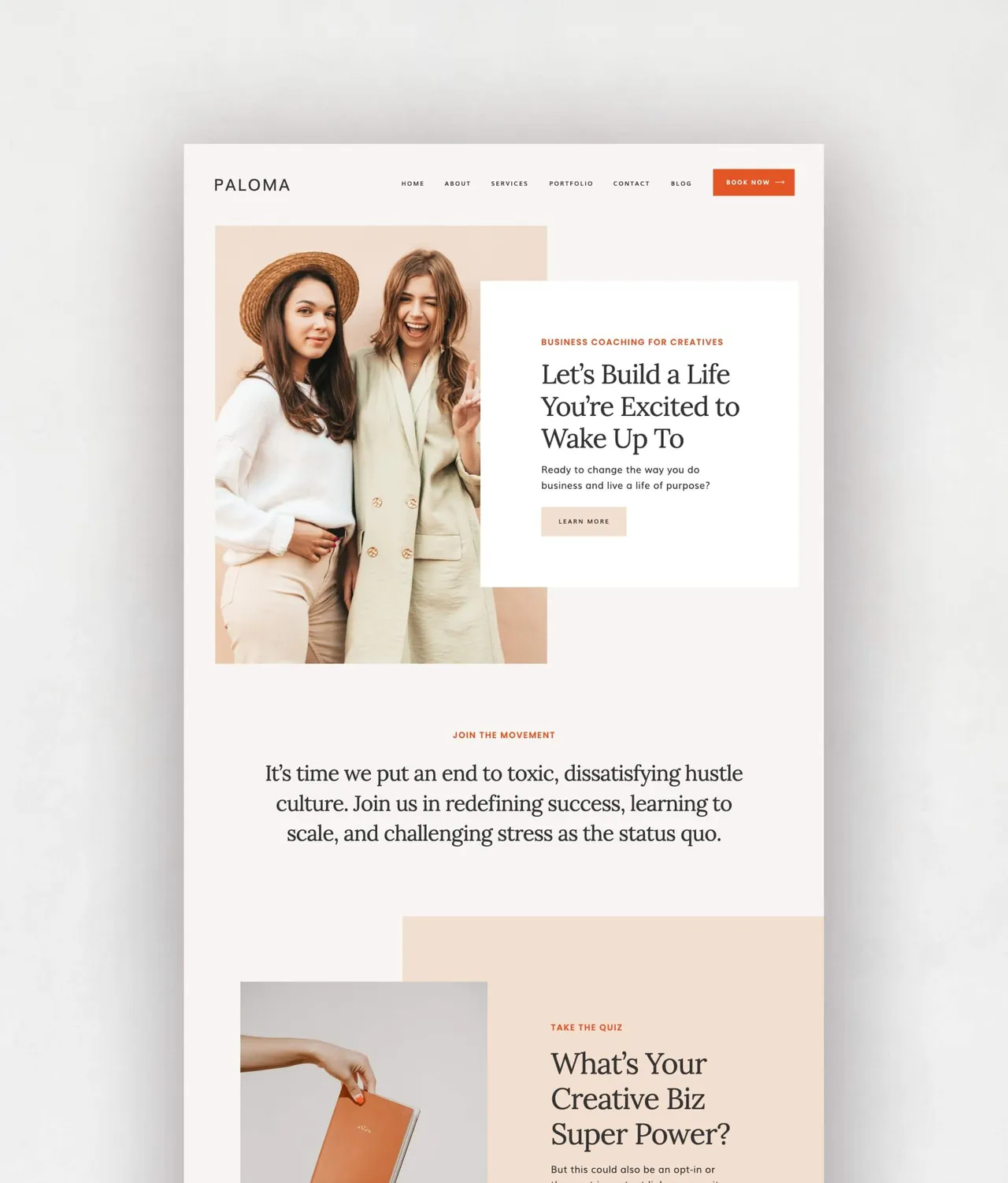 Paloma brand asset featured on tonicsiteshop.com
