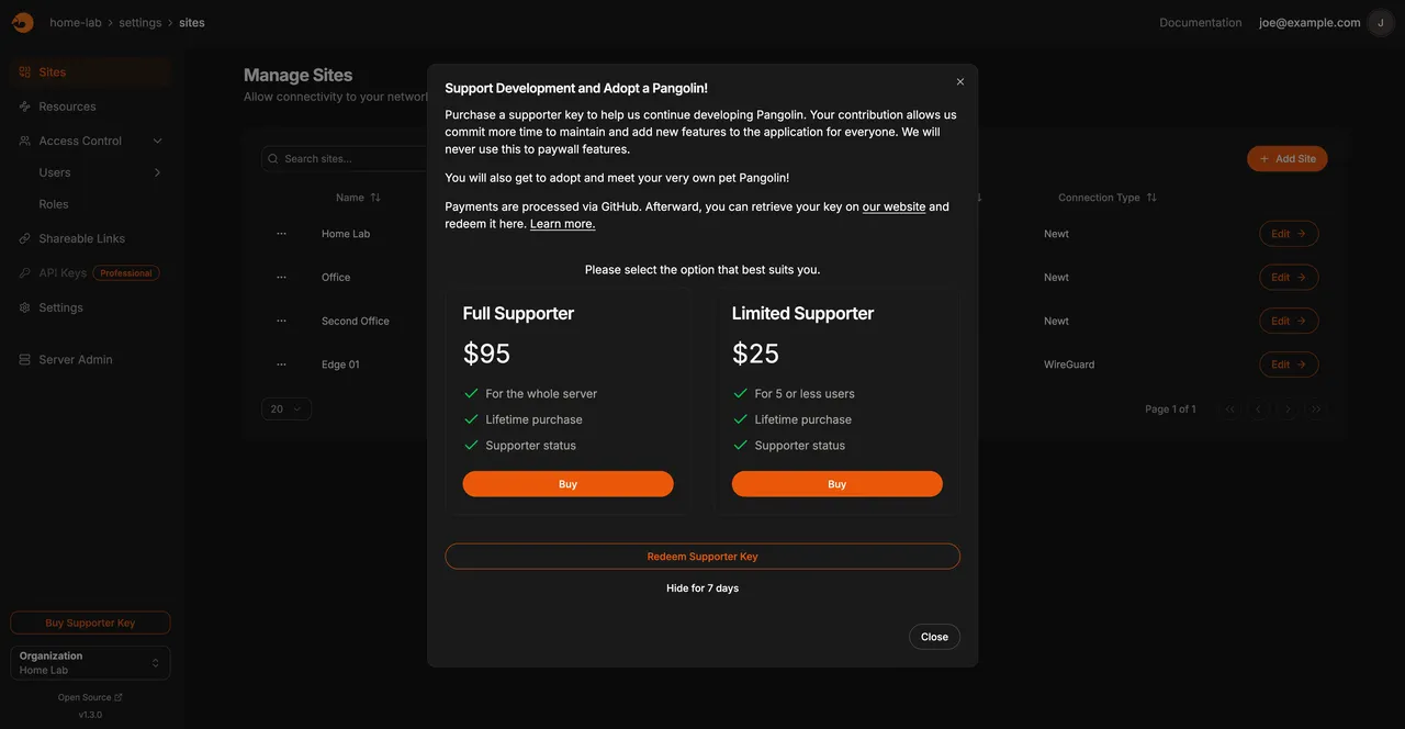 Pangolin brand asset featured on docs.pangolin.net