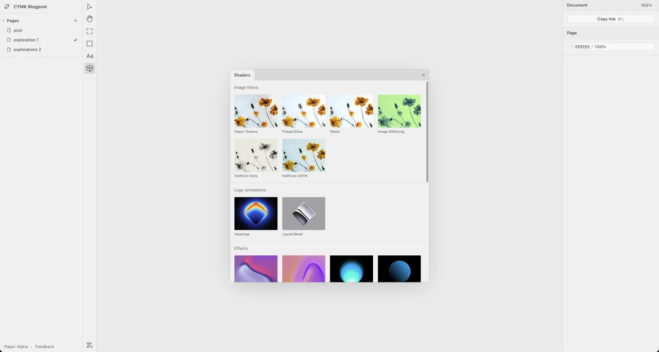 Paper brand asset featured on paper.design