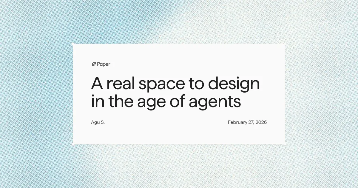 Paper brand asset featured on paper.design