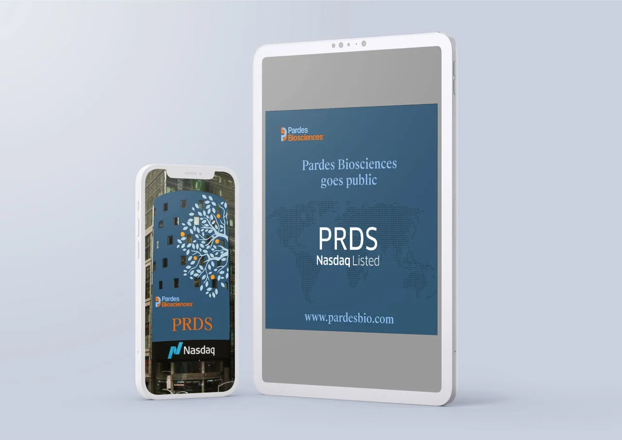 Pardes Biosciences brand asset featured on waterhousebrands.com