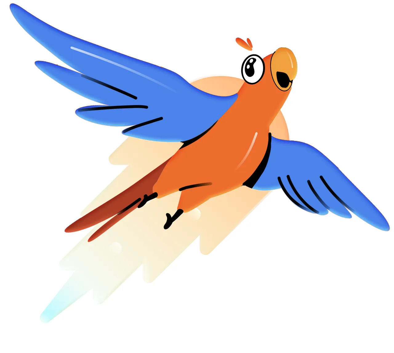 Parrot brand asset featured on parrotapp.com