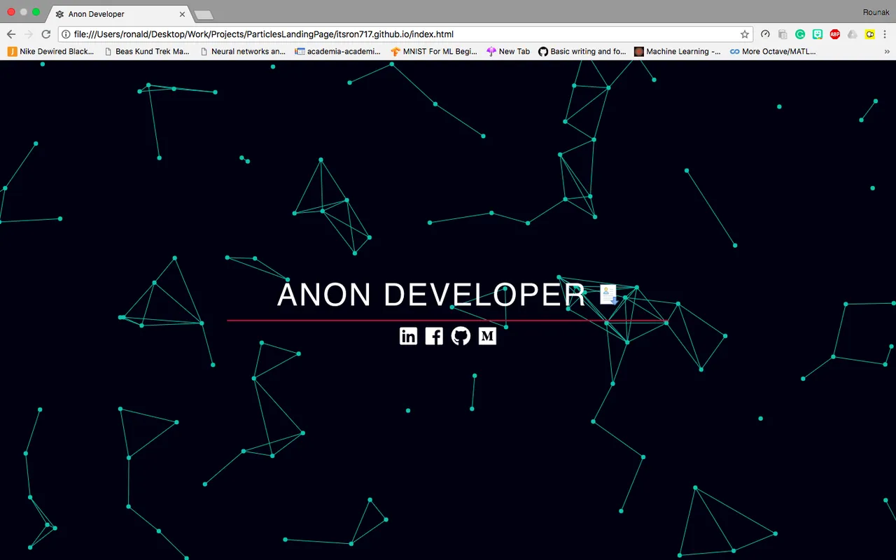 Particle brand asset featured on github.com