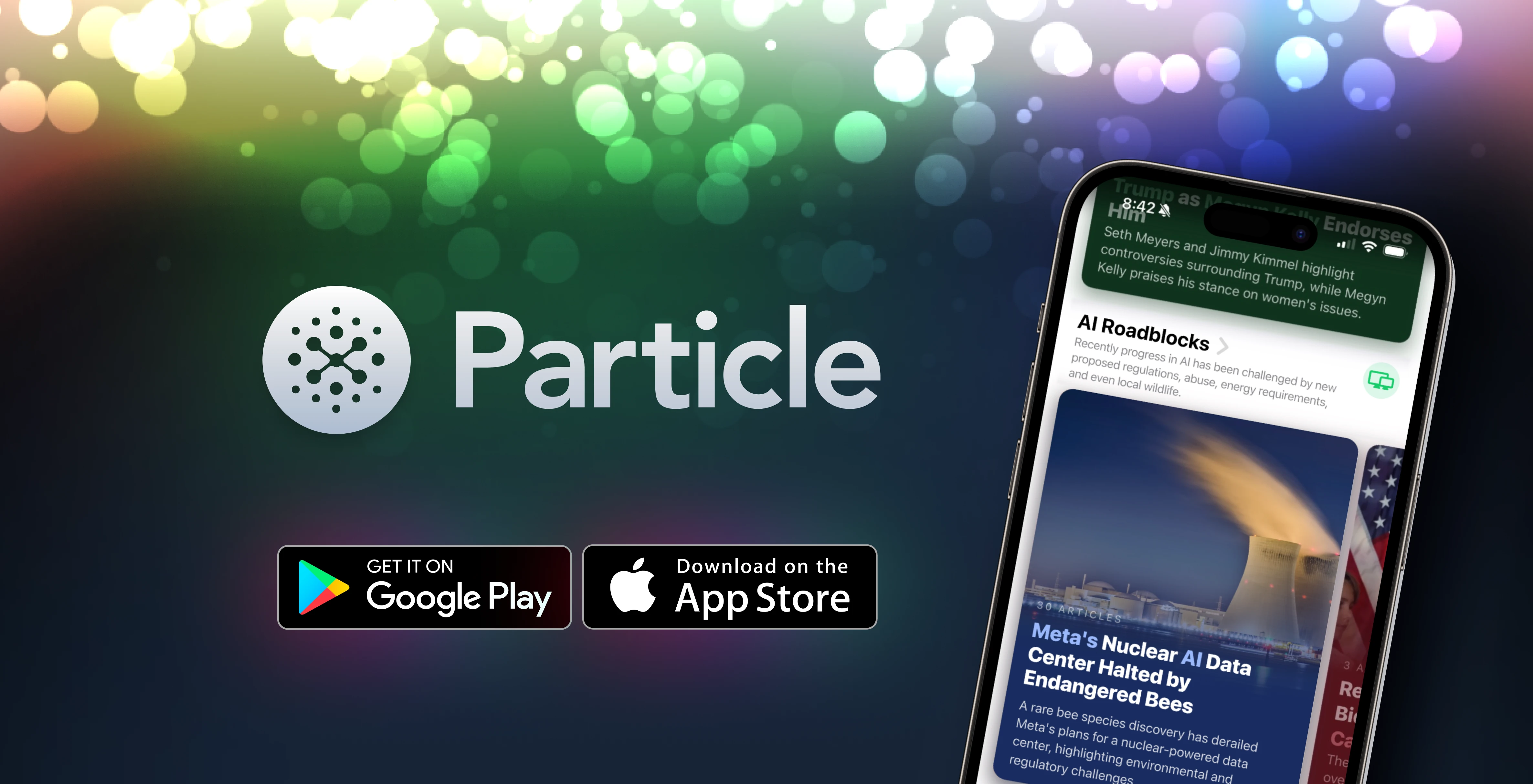 Particle brand asset featured on particle.news
