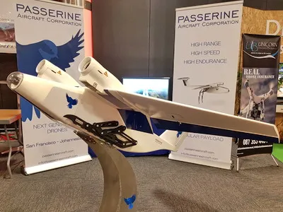 Passerine Aircraft brand asset featured on defenceweb.co.za