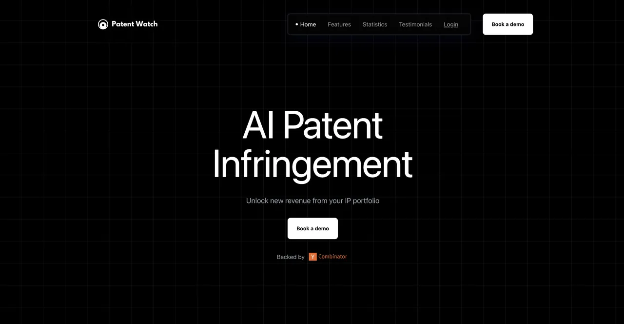 Patent Watch brand asset featured on fondo.com