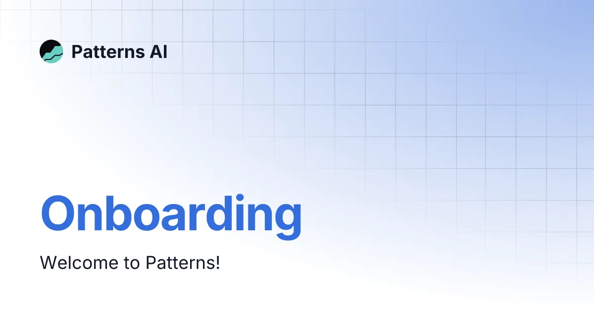 Patterns brand asset featured on docs.patterns.app