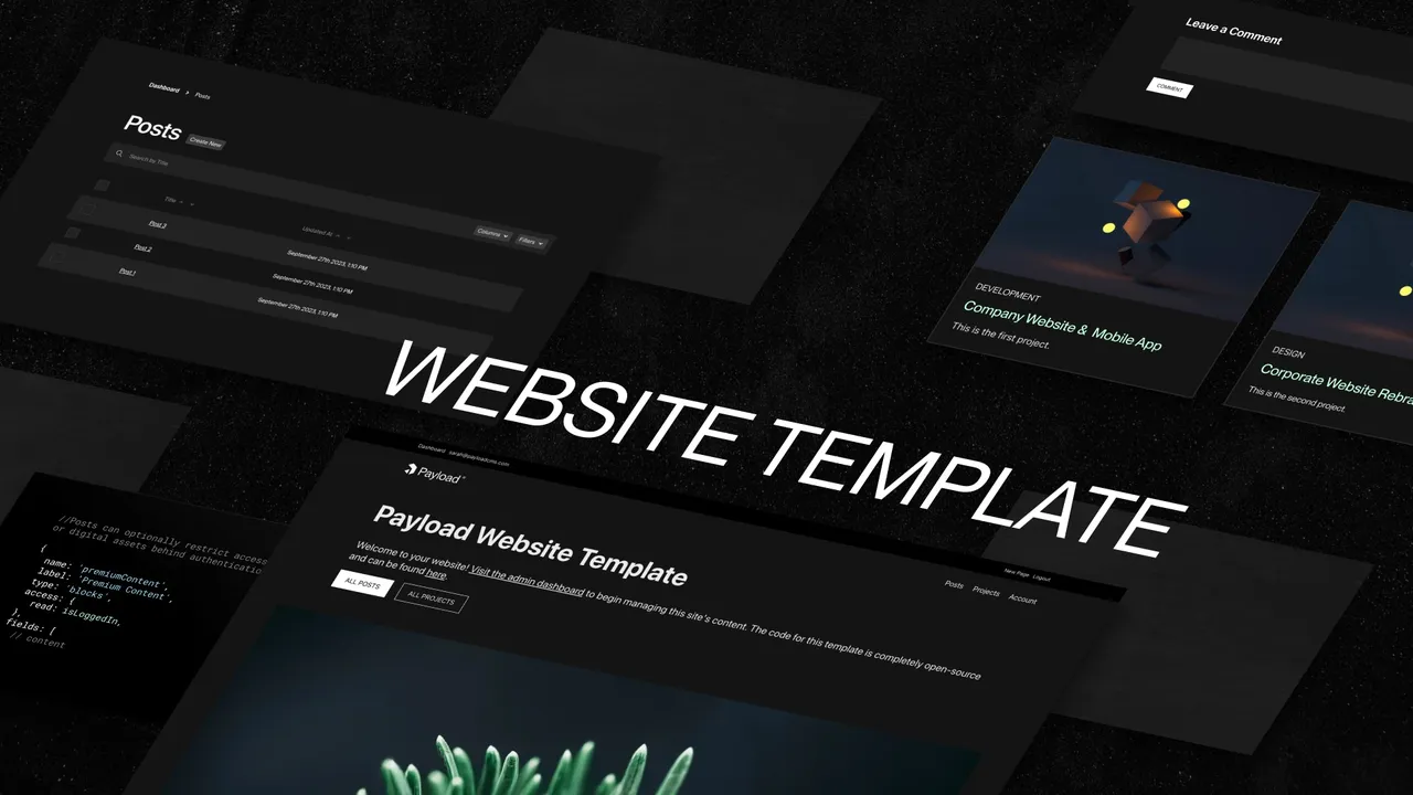 Payload brand asset featured on payloadcms.com