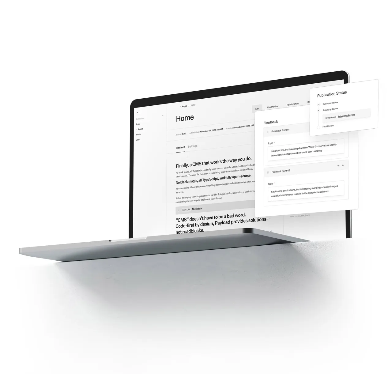 Payload brand asset featured on payloadcms.com
