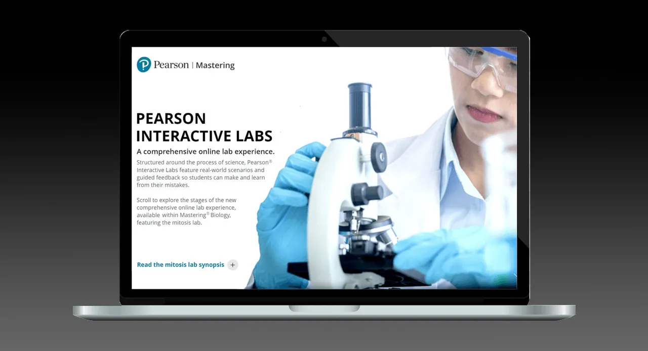 Pearson Labs brand asset featured on pearson.com