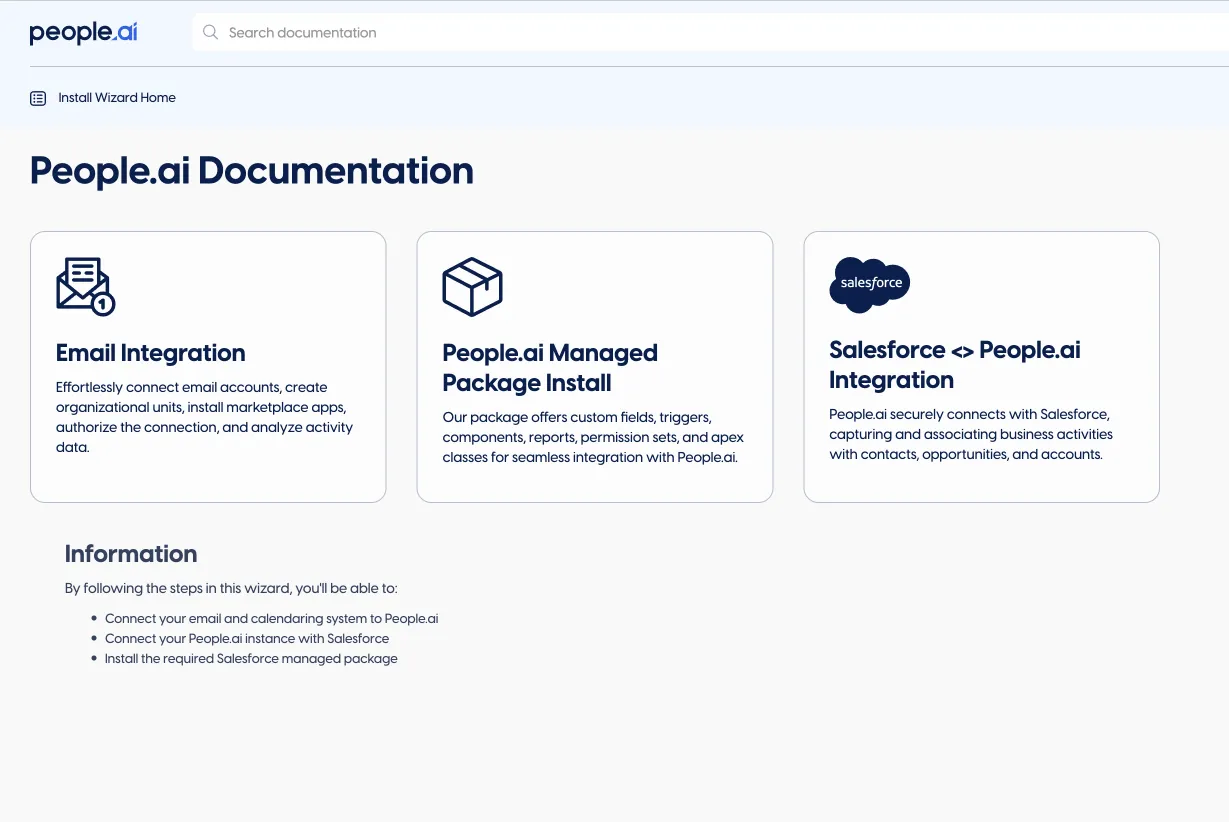 People.ai brand asset featured on setup.people.ai