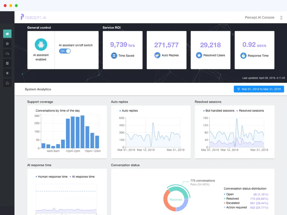 Percept.AI brand asset featured on sourceforge.net