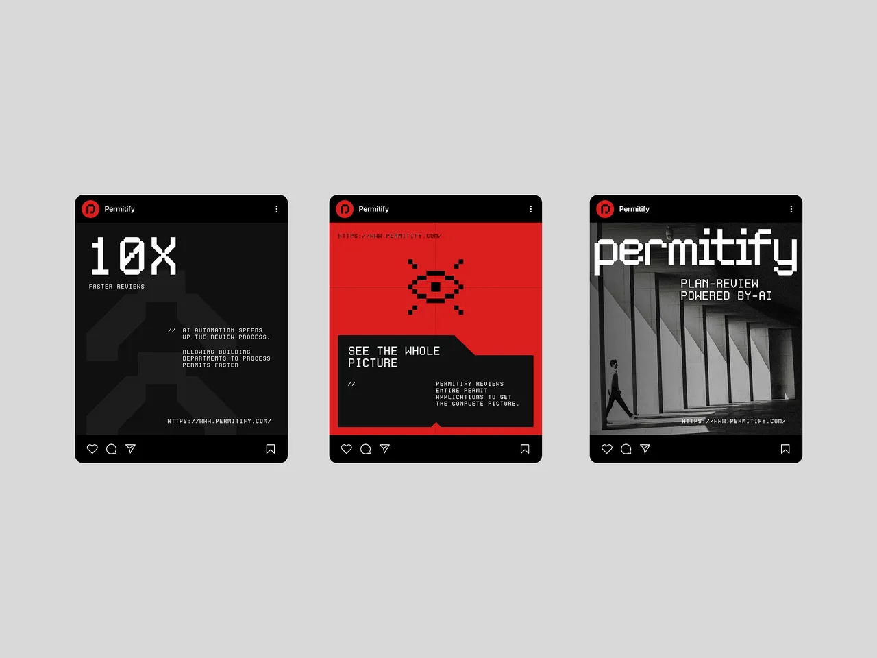 Permitify brand asset featured on dribbble.com