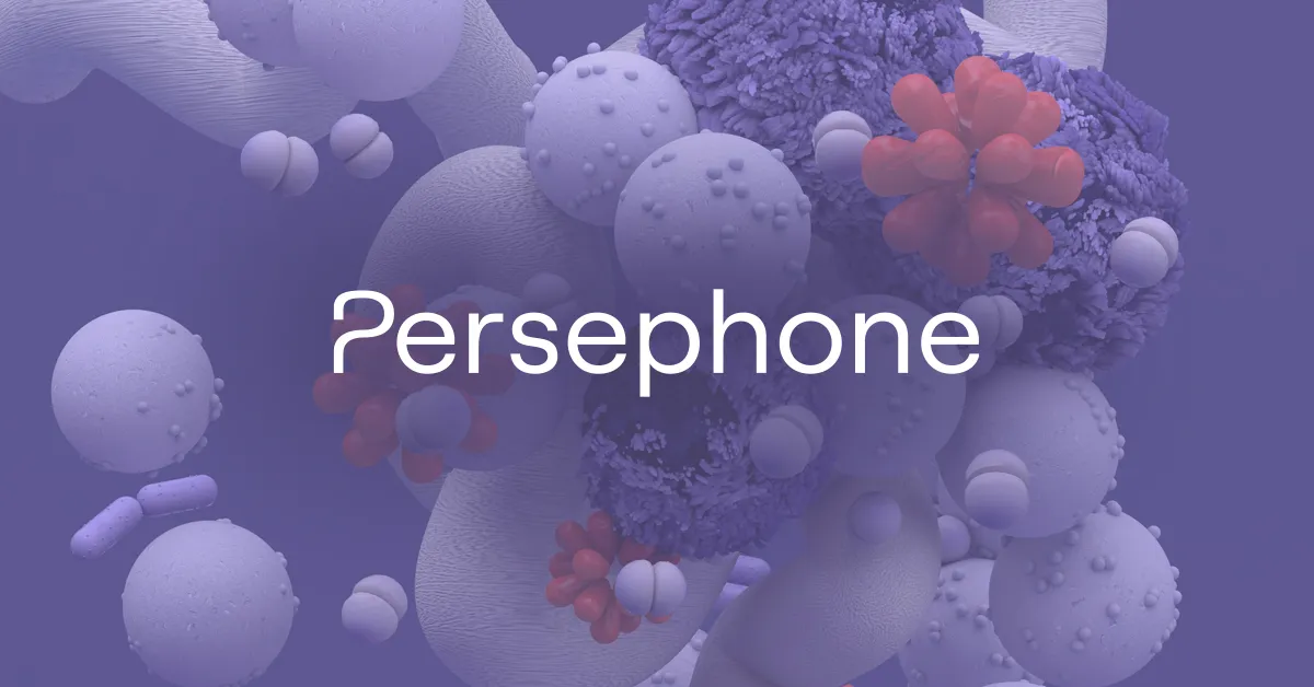 Persephone Biosciences brand asset featured on persephonebiosciences.com