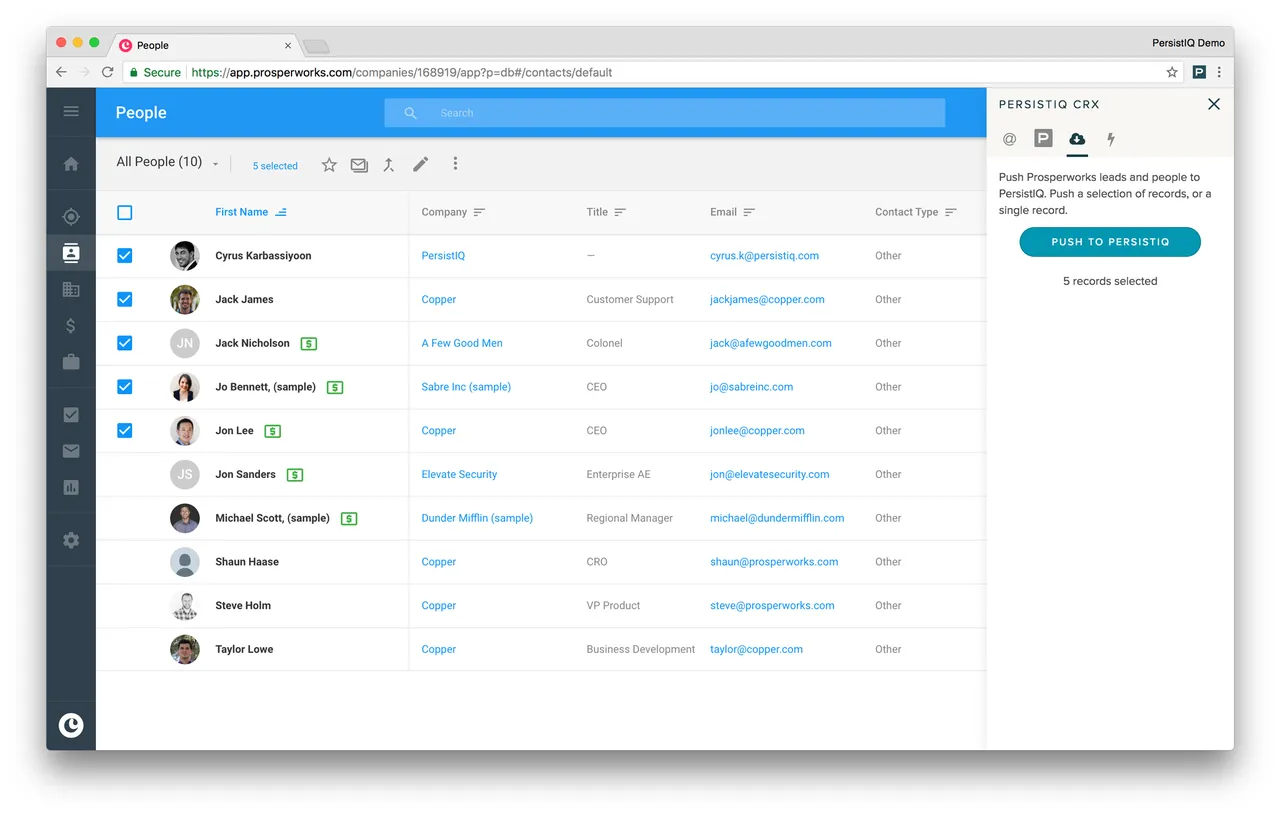 PersistIQ brand asset featured on persistiq.com