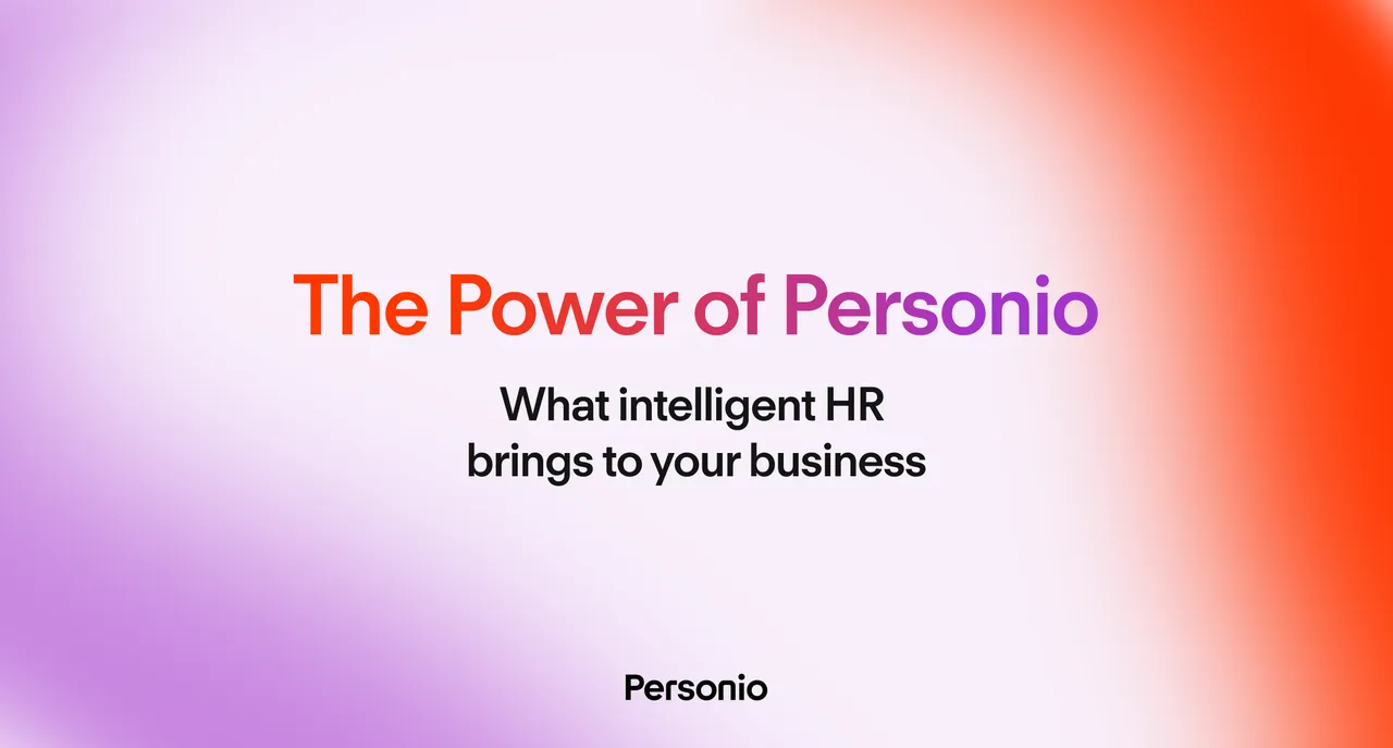Personio brand asset featured on personio.com