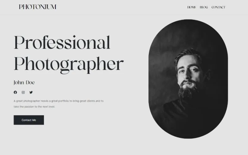 Photonium brand asset featured on templatemonster.com