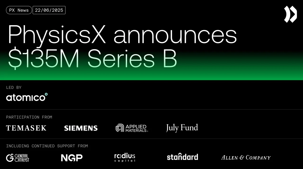 PhysicsX brand asset featured on physicsx.ai