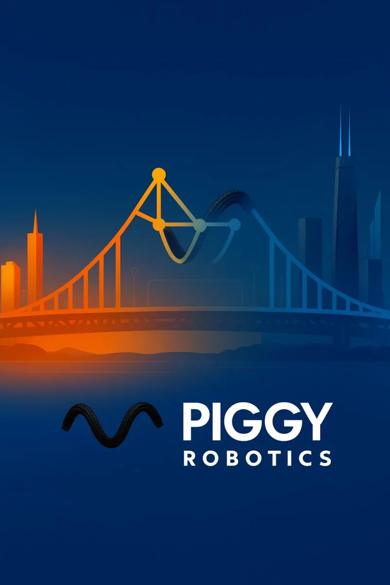 Piggy Robotics brand asset featured on linkedin.com