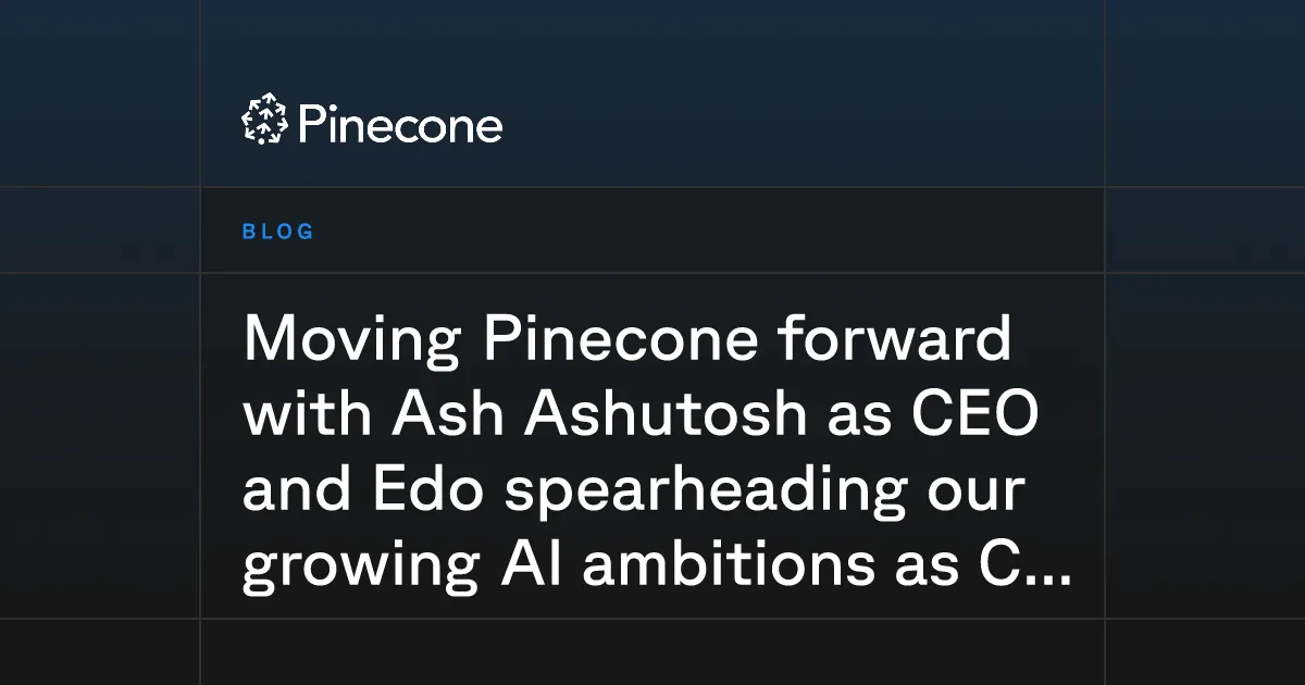 Pinecone brand asset featured on pinecone.io