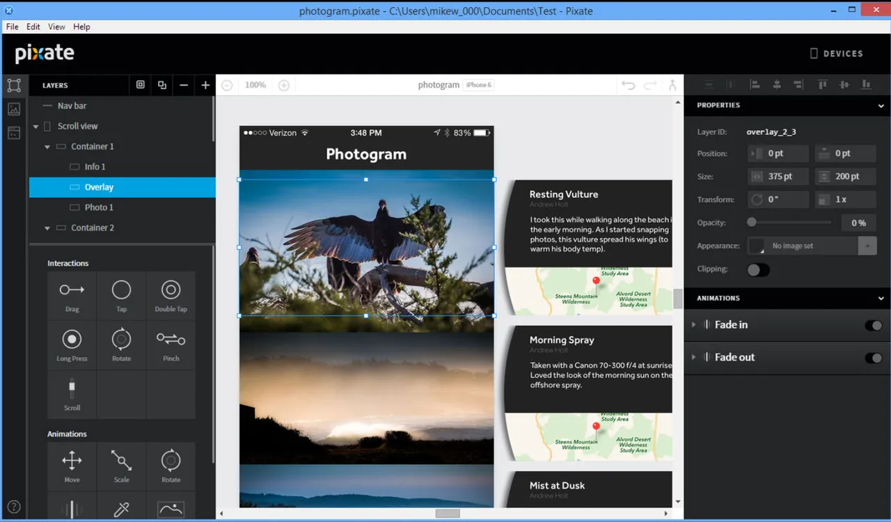 Pixate brand asset featured on betanews.com