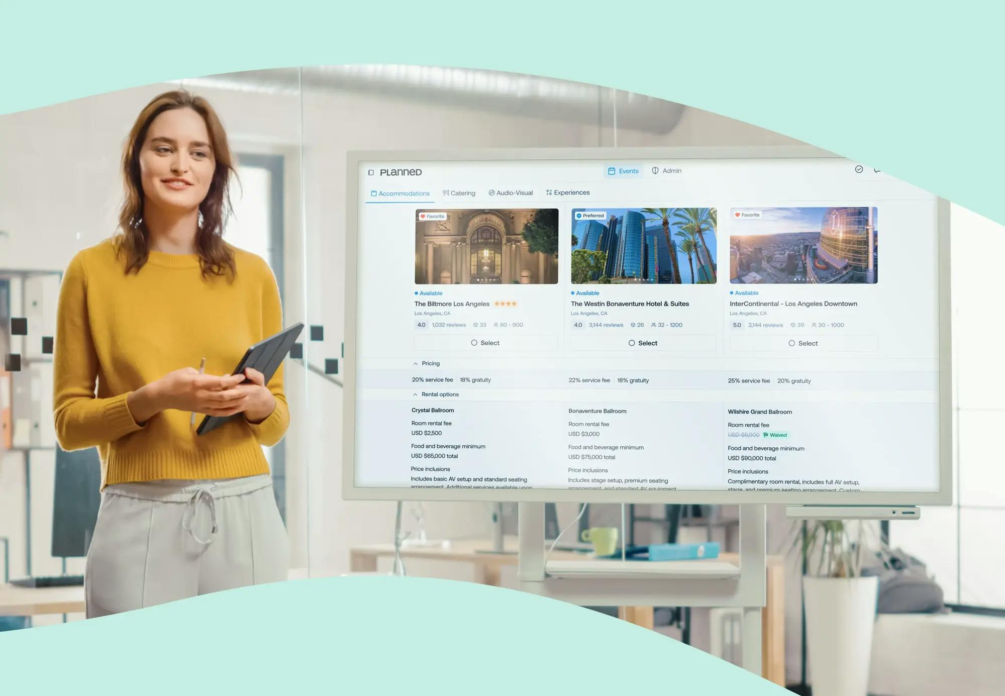 Planned brand asset featured on planned.com