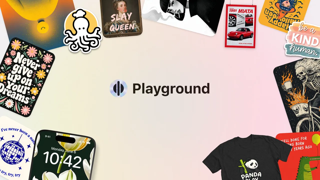 Playground brand asset featured on playground.com