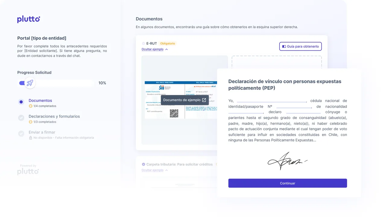 Plutto brand asset featured on getplutto.com