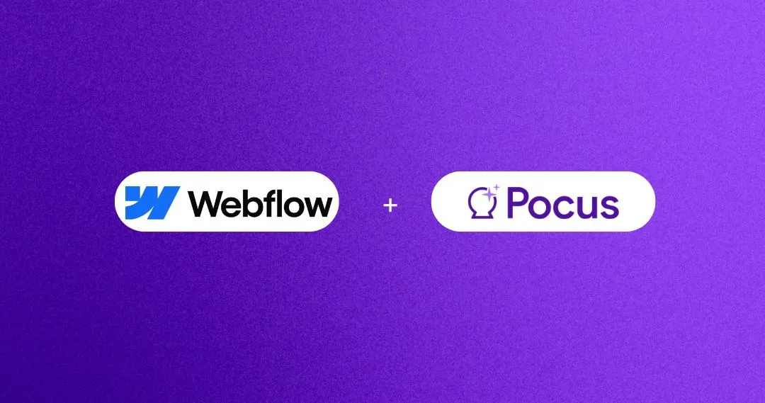 Pocus brand asset featured on pocus.com