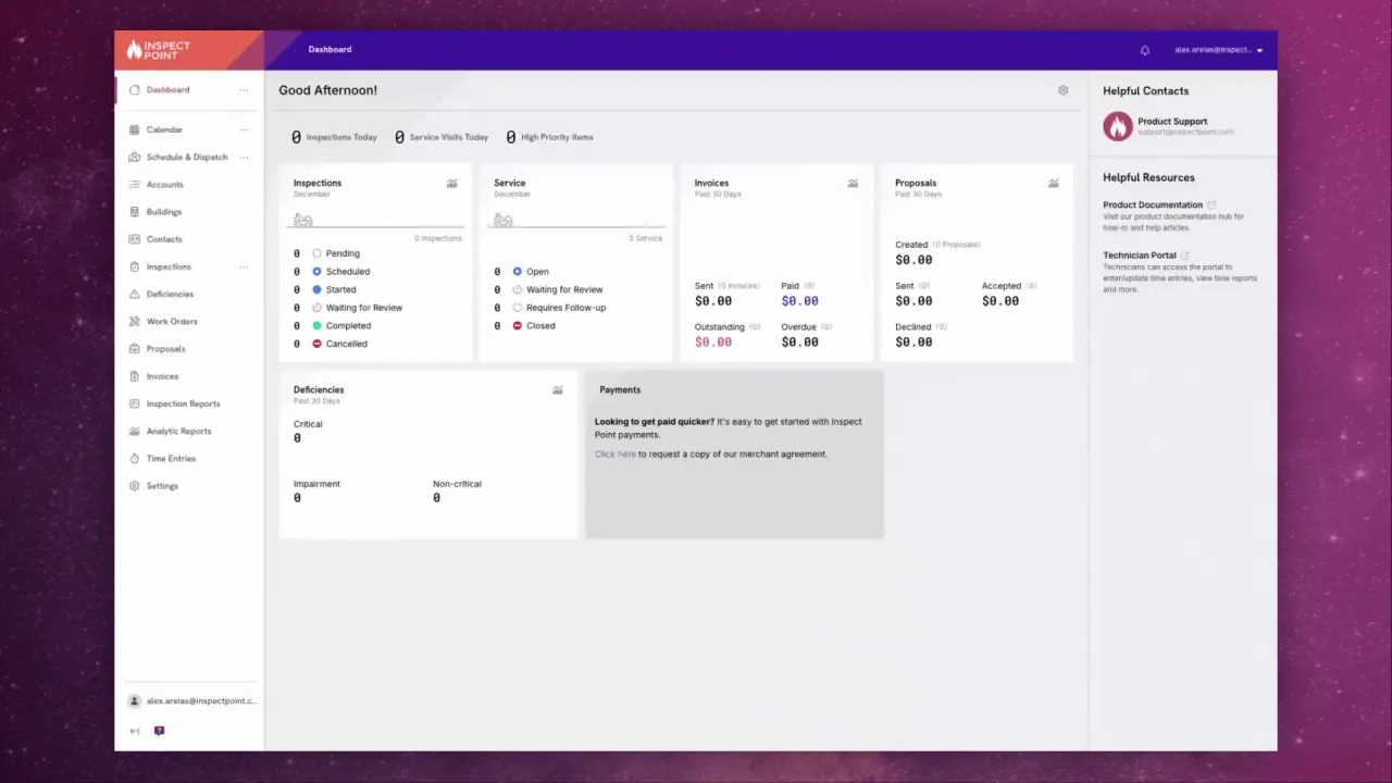 Point API brand asset featured on support.inspectpoint.com
