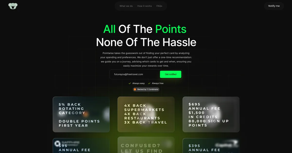 Pointwise brand asset featured on getpointwise.com