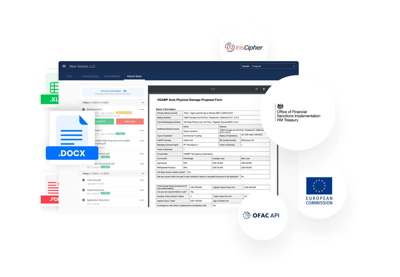 PolicyFly brand asset featured on policyfly.com