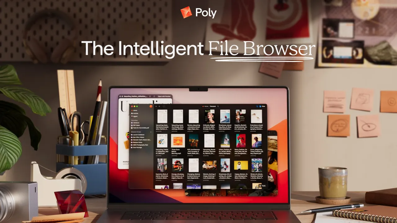 Poly brand asset featured on poly.app