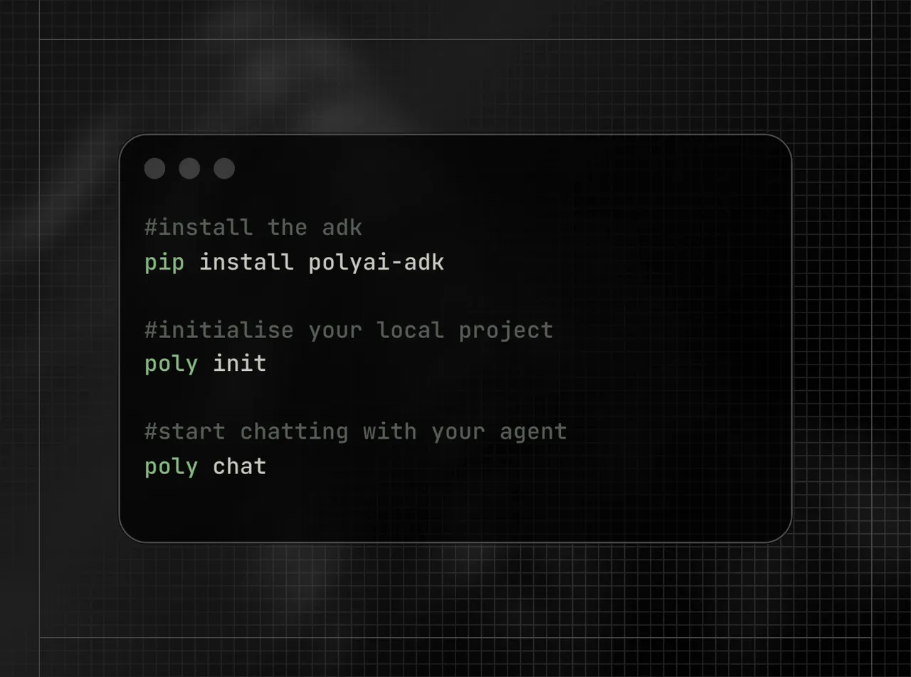 PolyAI brand asset featured on poly.ai
