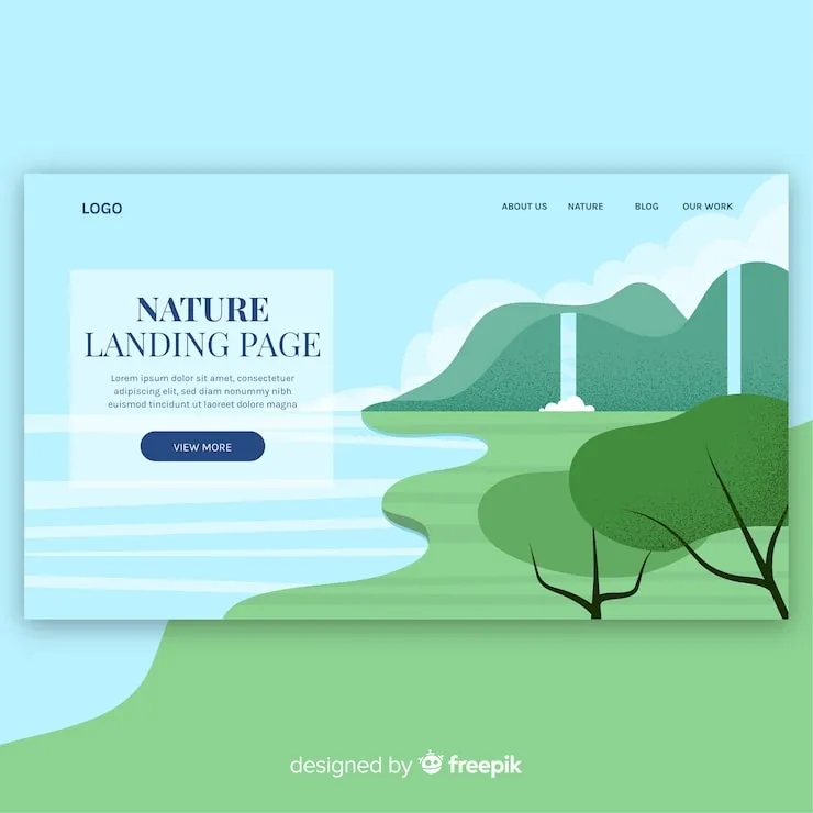 Pond brand asset featured on freepik.com