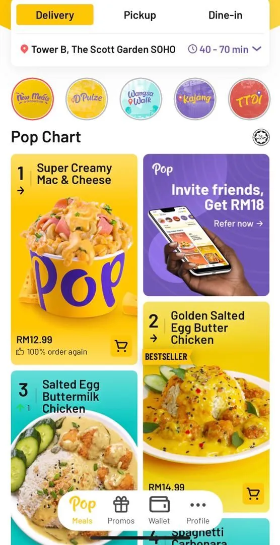 Pop Meals brand asset featured on linkedin.com