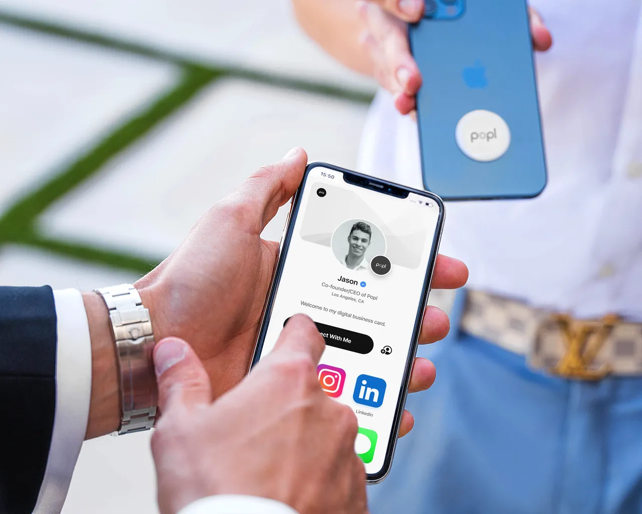Popl brand asset featured on popl.co